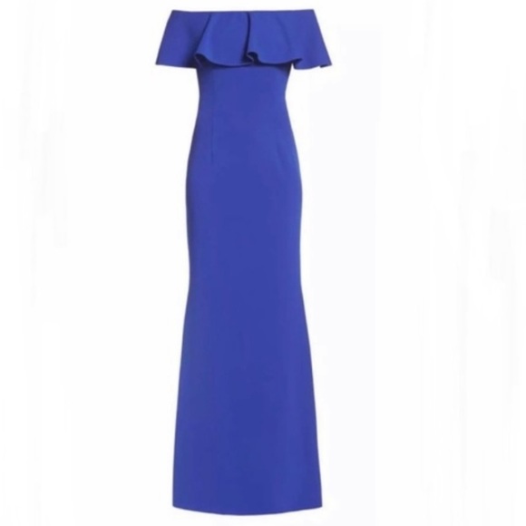 Adrianna Papell off the shoulder gown - Picture 3 of 12